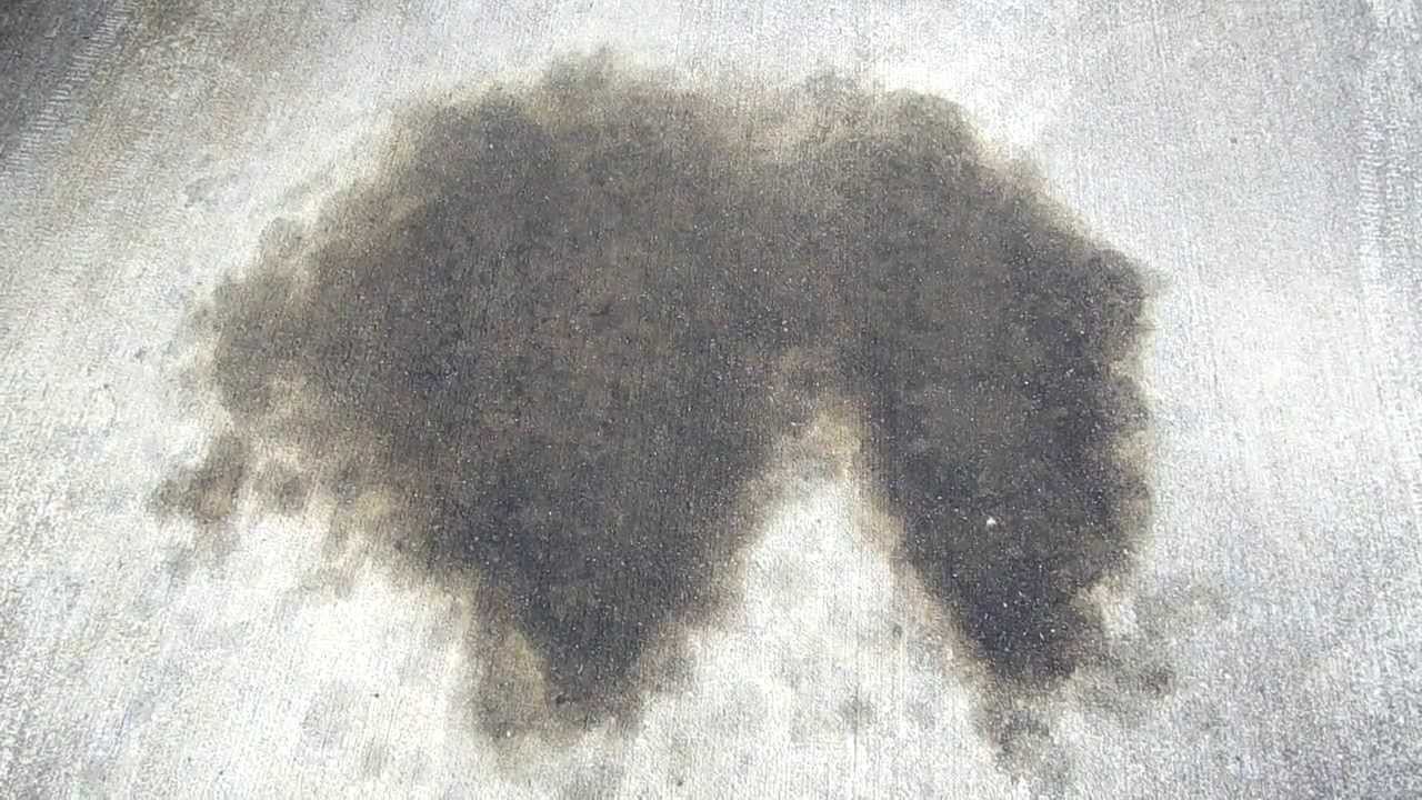 How To Remove Grease Oil Stains From A Concrete Driveway Make