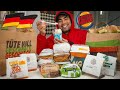 GERMAN BURGER KING MENU CHALLENGE (8,000+ CALORIES) | WHICH ONES BETTER, USA OR GERMANY?