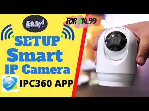 IPC360 WIFI IP CAMERA CLOUD & SD CARD FOR HOME SETUP Security Monitor unboxing
