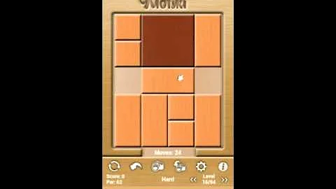 Klotski Hard Level 16/94 par solution