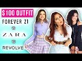 $100 Outfit Challenge: What Can You Get at Forever 21, Zara & Revolve?!