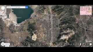 Salt Lake City Utah - Urban Sprawl Time Lapse