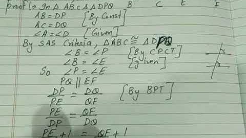Theorem 6.3: AAA Similarity Theorem, Class 10th Math