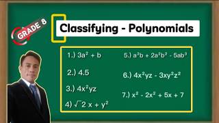 Classifying Polynomials || Grade 8
