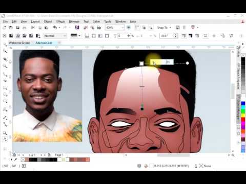 How to】 Turn Picture To Cartoon Using Corel X3