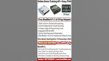 Online Emmc Training UFi + Easy JTAG #emmctraining #shorts