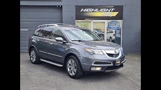 Sold 2012 Acura MDX Fully Loaded 3rd Row Seats.  At www.Highlightmotors.com