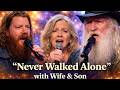 Michael Bennett With Wife Son A Powerful Emotional Duet Never Walked Alone 
