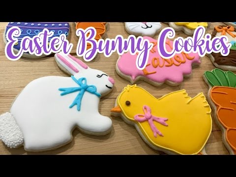 How to Decorate Easter Bunny Cookies