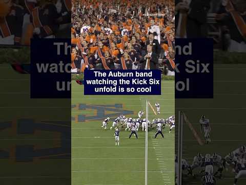 Love that they were immediately ready to play the fight song after the touchdown #auburn #kicksix