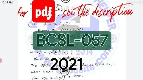 bcsl 57 solved assignment 2020-21 | bcsl 057 solved assignment 2021 | bcsl-057 solved assignment |