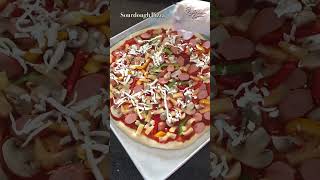 Sourdough Pizza #youtubeshorts #youtubeshorts #desserts #desserts