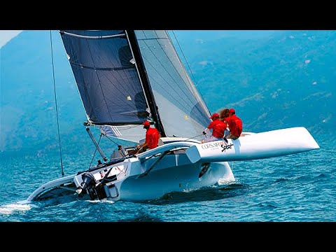 Corsair 880 Trimaran Effortless Performance Sailing Youtube