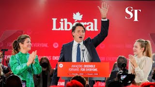 Canada's Trudeau wins another minority in election