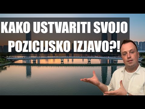 Video: Kako Ustvariti Izjavo