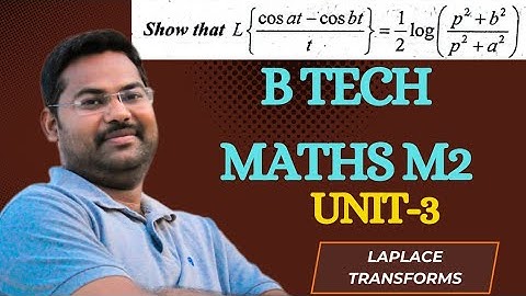 Laplace transforms@maths naresh eclass