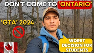 WORST PROVINCE 'ONTARIO' FOR STUDENTS 2024|| DO NOT COME TO ONTARIO|| #studentlife #ontario #canada