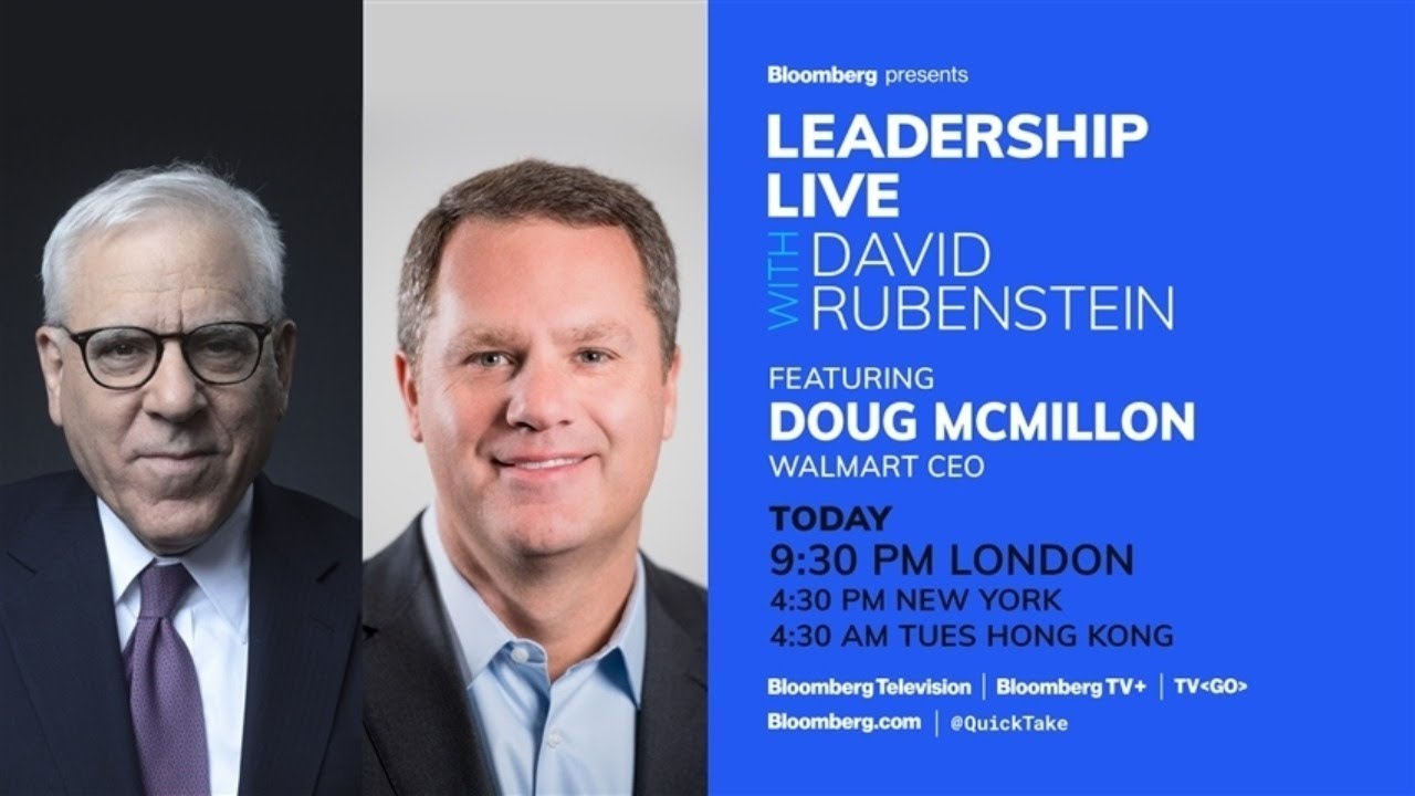 Walmart CEO Doug McMillon | Leadership Live with David Rubenstein - YouTube