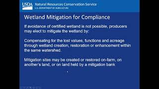 Wetland Mitigation Banking Program (WMBP) Applicant Webinar