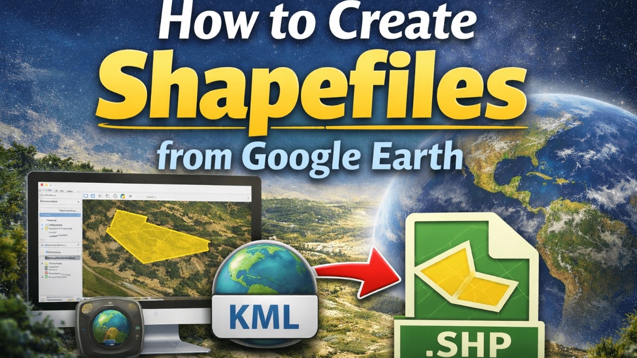 Shapefile Creating Lesson 9: How to Create Shapefiles from Google Earth - YouTube