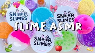 SATISFYING SLIME ASMR 🎀 $120 Snoop Slimes Famous Shop Unboxing