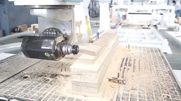 E8-1212 5 axis for wood handrail processing