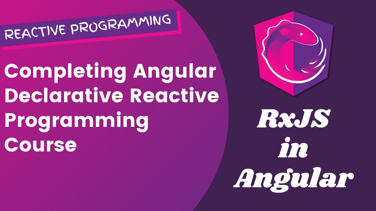 35. Completing Declarative Reactive Programing. Lets See what we did in this Course - Angular RxJS