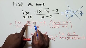 Calculating Limit by conjugating