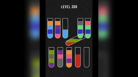 Water sort puzzle level 308