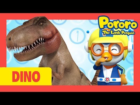 Dino Tooth Brushing | Dinosaurs songs for kids | English Nursery Rhymes | Pororo the Little Penguin
