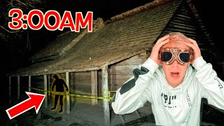 We Found An ABANDONED Cabin At Night 3AM