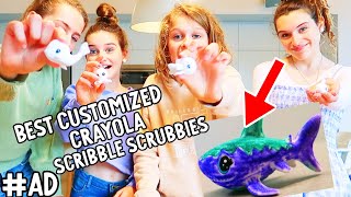WHO CAN CUSTOMISE THE BEST CRAYOLA SCRIBBLE SCRUBBIES PET ? #AD