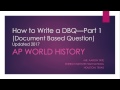 DBQ Essay Writing Help - How to Write a DBQ: Definition, Step-By-Step, & DBQ Example