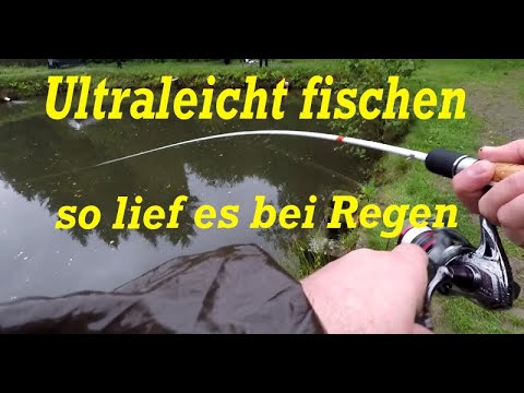 Ultraleicht fischen so lief es bei Regen @angelfuchstv74