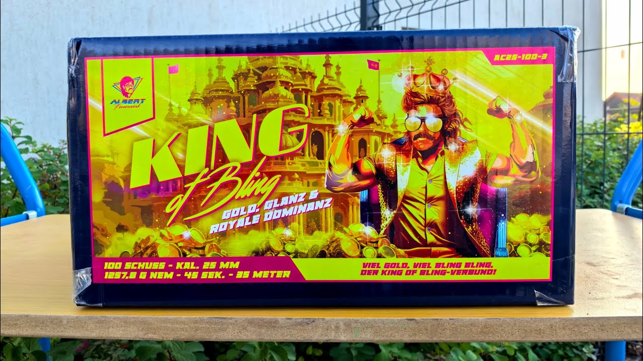 Wyrzutnia King of Bling AC25-100-3 Albert Feuerwerk 