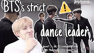 When Hobi switches to 'dance teacher mode'