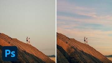 How to Replace a Sky with any Image in Photoshop!