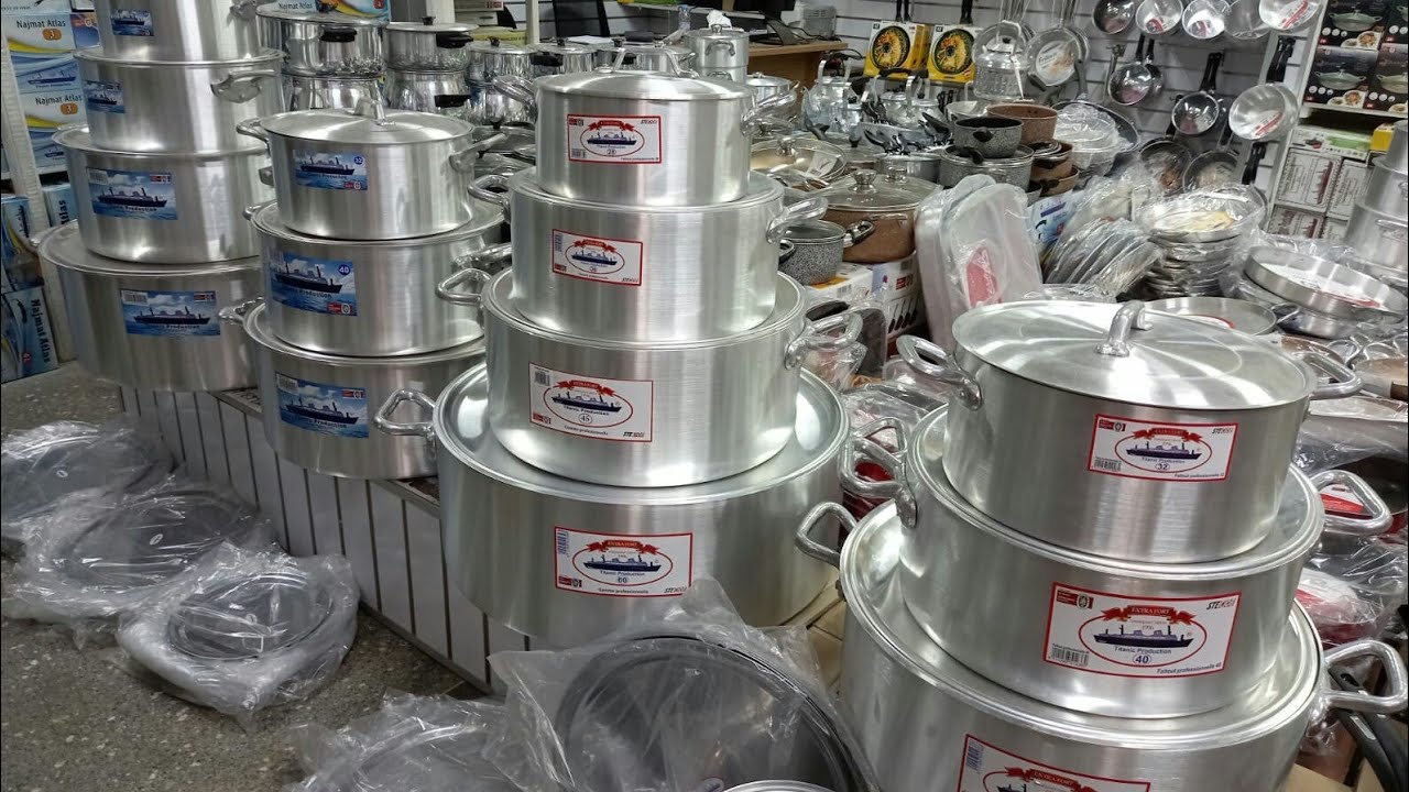 جولة في قيسارية  البابور للأواني المنزلية والأليمنيوم كراج علال