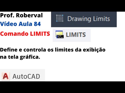 Vídeo: Como você define limites no AutoCAD?