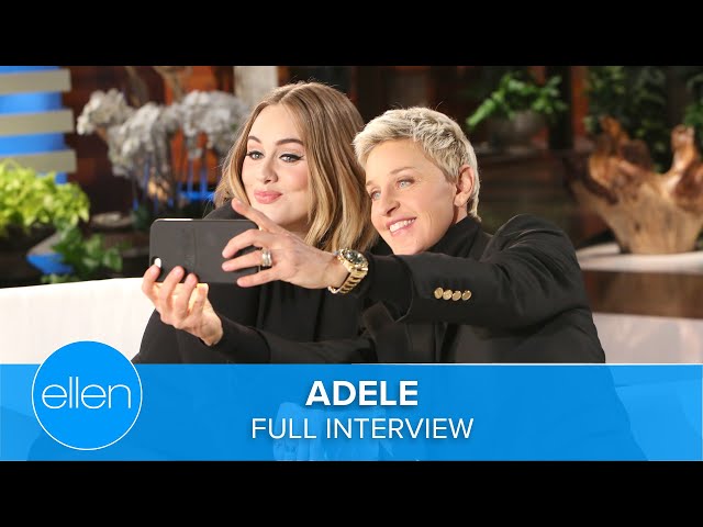 Adele Full Interview on 'The Ellen DeGeneres Show' class=