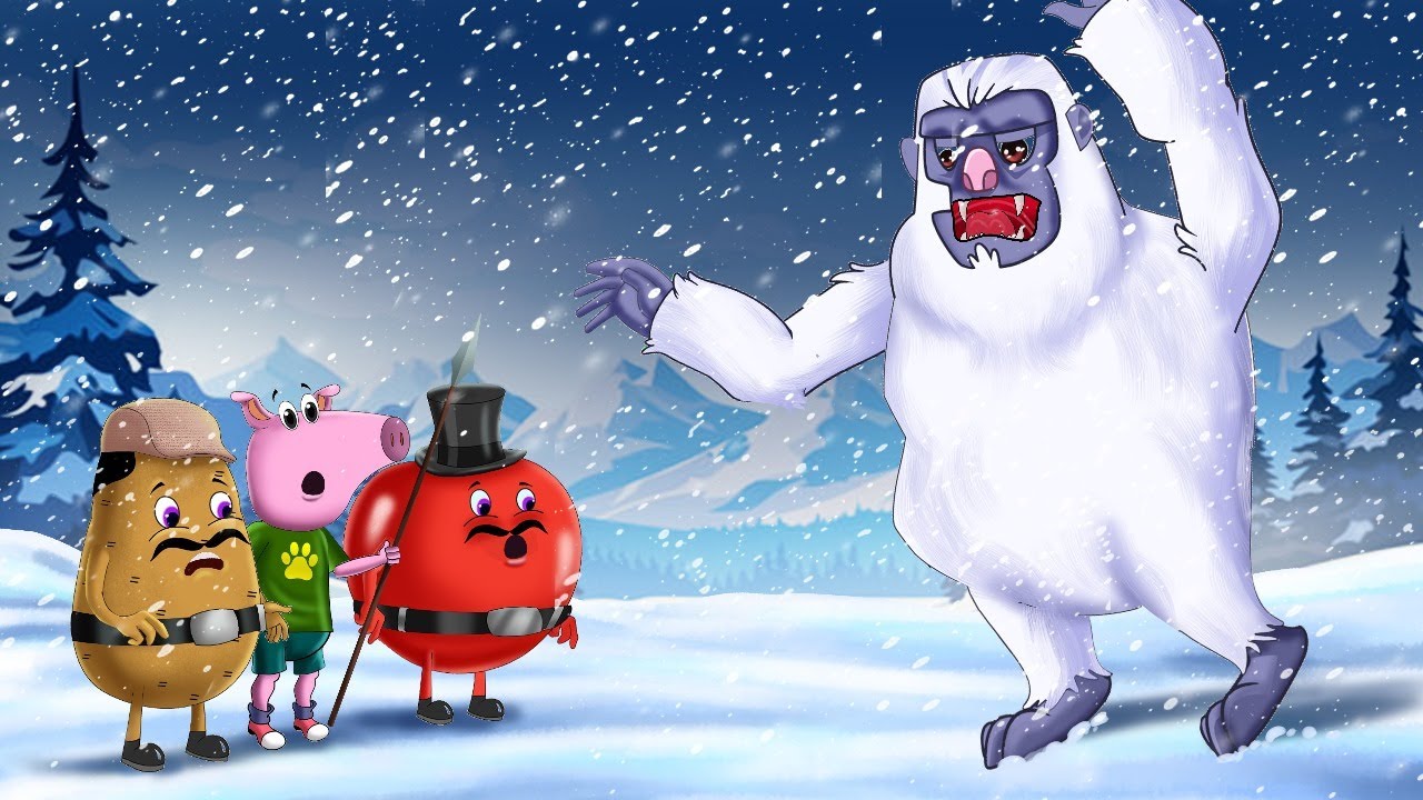 "Peppa Pig's Epic Battle: Showdown with the Ice Monster!"