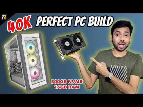 Rs 40000 Gaming PC Build With Graphics Card 2022 -2023 | RADEON RX 6400 PC BUILD