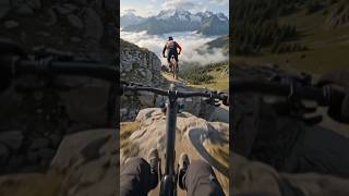 Extreme Canyon Forest Bike Chase at Full Speed 🔥🌲🚵 #beautiful