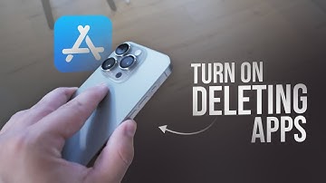 How to Turn On Deleting Apps on iPhone (tutorial)