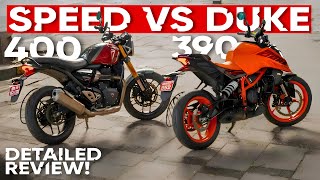 2024 Triumph Speed 400 vs KTM Duke 390: Which is the Best? | Comparison by The Maverick Roadster 1,920 views 1 month ago 9 minutes, 19 seconds