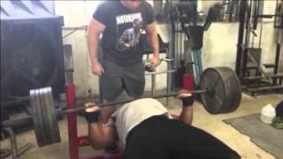 Big Al Davis, 495 x 8 Reps Raw Bench Press