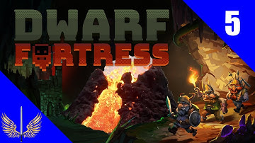 Dwarf Fortress - The Godly Fire Volcano Embark - Episode 5