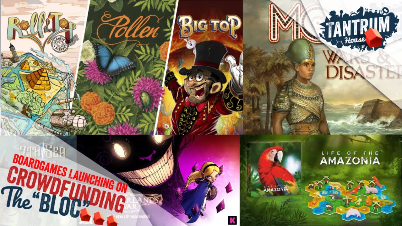 Upcoming Board Games October 2022 (1st half) on Crowdfunding