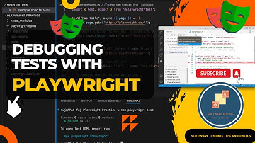 Playwright tutorials for beginners | Debug playwright scripts using VSCode