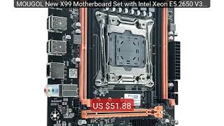 MOUGOL New X99 Motherboard Set with Intel Xeon E5 2650 V3 CPU &amp; Du... — Best Deal 2026 | Shop Now!